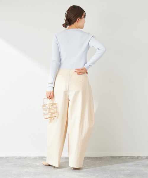 plage（プラージュ）の「V-Neck Cropped カーディガン（カーディガン/ボレロ・レディース・ブラック/サックスブルー/アイボリー/グリーン・FREE）」の20枚目の写真