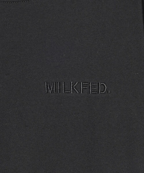 MILKFED.（ミルクフェド）の「STENCIL LOGO COMPACT S/S TEE（Tシャツ/カットソー・レディース・ホワイト/ブラック/ネイビー・S/M）」の9枚目の写真