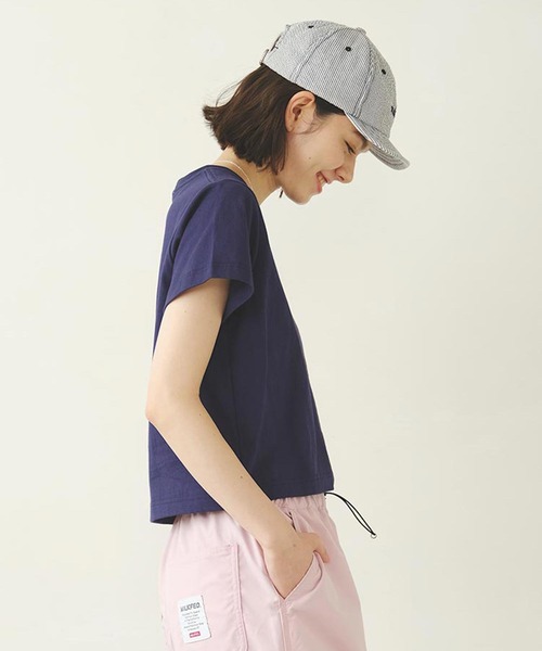 MILKFED.（ミルクフェド）の「STENCIL LOGO COMPACT S/S TEE（Tシャツ/カットソー・レディース・ホワイト/ブラック/ネイビー・S/M）」の14枚目の写真