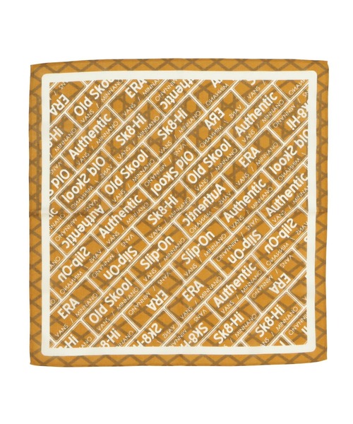 VANS（バンズ）の「VANS x MIN-NANO　WAFFLE SOLE BANDANA（バンダナ/スカーフ・メンズ・ブラウン・FREE）」の2枚目の写真