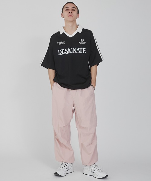 WEGO（ウィゴー）の「WEGO/ナイロンイージーパンツ（カーゴパンツ・メンズ・カーキ/ブラック/ダークグレー/ブルー系その他/ピンク/ライトグレー・LARGE/MEDIUM/SMALL）」の13枚目の写真