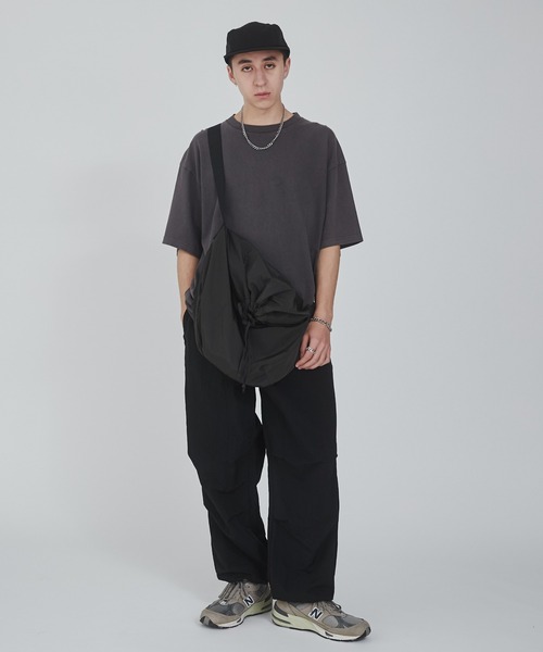 WEGO（ウィゴー）の「WEGO/ナイロンイージーパンツ（カーゴパンツ・メンズ・カーキ/ブラック/ダークグレー/ブルー系その他/ピンク/ライトグレー・LARGE/MEDIUM/SMALL）」の8枚目の写真