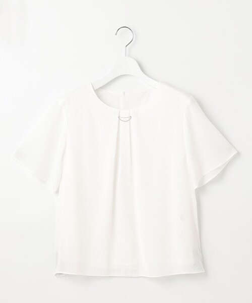 J.PRESS Ladies(J.プレス レディス)の「シアーストライプ カットソー(Tシャツ/カットソー・レディース・ライトグレー系1/ホワイト系1/ホワイト系・SMALL)」の13枚目の写真