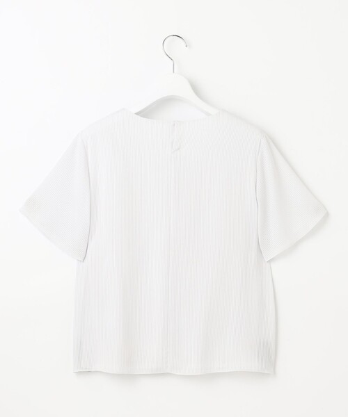 J.PRESS Ladies(J.プレス レディス)の「シアーストライプ カットソー(Tシャツ/カットソー・レディース・ライトグレー系1/ホワイト系1/ホワイト系・SMALL)」の15枚目の写真