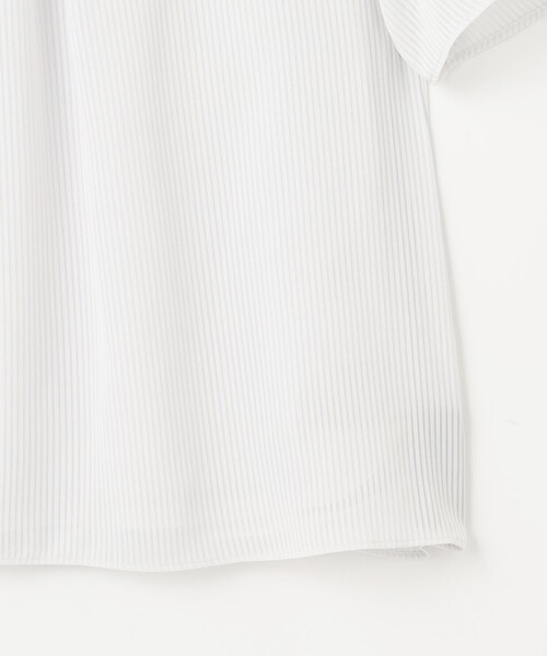 J.PRESS Ladies(J.プレス レディス)の「シアーストライプ カットソー(Tシャツ/カットソー・レディース・ライトグレー系1/ホワイト系1/ホワイト系・SMALL)」の18枚目の写真