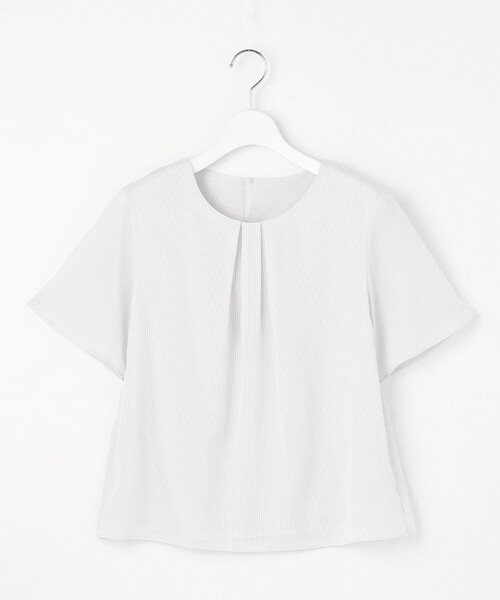 J.PRESS Ladies(J.プレス レディス)の「シアーストライプ カットソー(Tシャツ/カットソー・レディース・ライトグレー系1/ホワイト系1/ホワイト系・SMALL)」の20枚目の写真