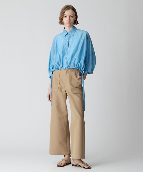 allureville(アルアバイル)の「ハイウエストベイカーパンツ(その他パンツ・レディース・ベージュ/ネイビー・1/2)」の5枚目の写真