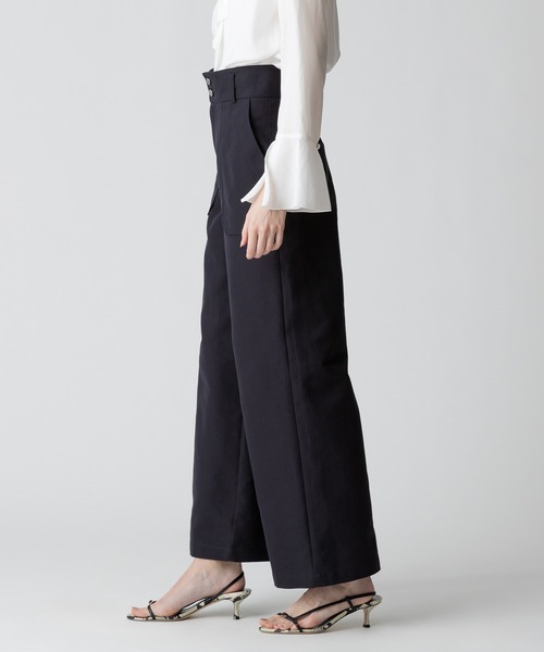allureville(アルアバイル)の「ハイウエストベイカーパンツ(その他パンツ・レディース・ベージュ/ネイビー・1/2)」の10枚目の写真