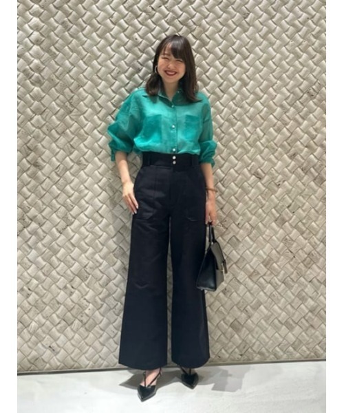 allureville(アルアバイル)の「ハイウエストベイカーパンツ(その他パンツ・レディース・ベージュ/ネイビー・1/2)」の20枚目の写真