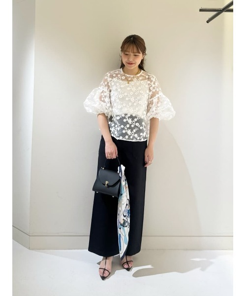 allureville(アルアバイル)の「ハイウエストベイカーパンツ(その他パンツ・レディース・ベージュ/ネイビー・1/2)」の21枚目の写真