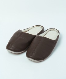 studio CLIP（スタディオクリップ）の「【daily CLIP】フェイクレザーステッチスリッパ（ルームシューズ/スリッパ）」