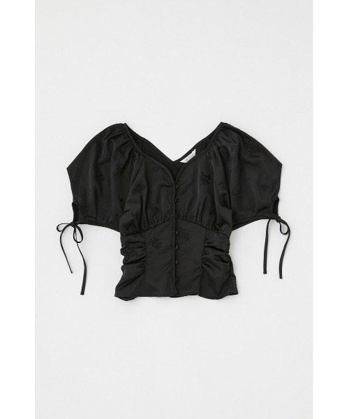 MOUSSY（マウジー）の「BUTTERFLY SLEEVE ブラウス（シャツ/ブラウス・レディース・ブラック/ベージュ系その他/ブラック系その他・2/1）」の4枚目の写真