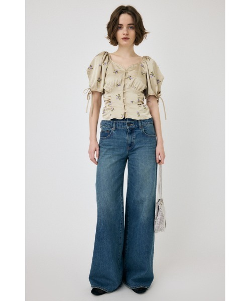 MOUSSY（マウジー）の「BUTTERFLY SLEEVE ブラウス（シャツ/ブラウス・レディース・ブラック/ベージュ系その他/ブラック系その他・2/1）」の8枚目の写真