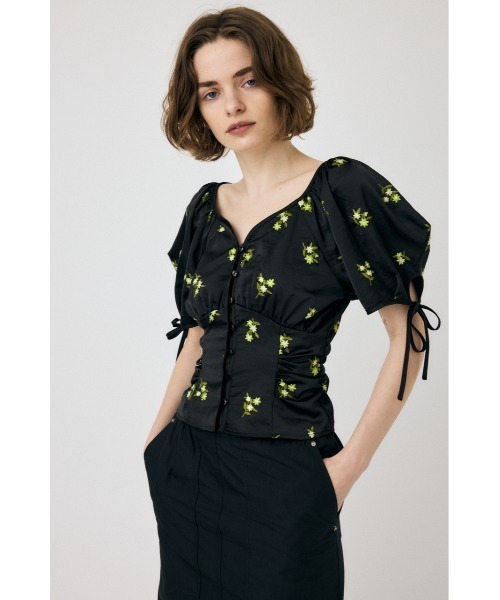 MOUSSY（マウジー）の「BUTTERFLY SLEEVE ブラウス（シャツ/ブラウス・レディース・ブラック/ベージュ系その他/ブラック系その他・2/1）」の17枚目の写真