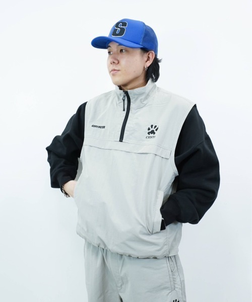 centimeter（センチメーター）の「Paw pad nylon vest（ベスト・メンズ・ブラック/グレー/ネイビー・MEDIUM/LARGE/X-LARGE）」の5枚目の写真