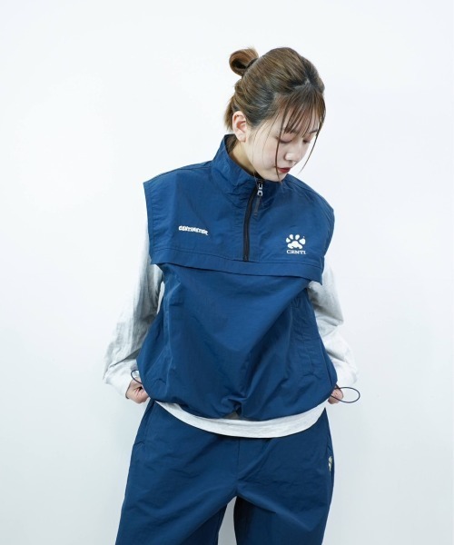 centimeter（センチメーター）の「Paw pad nylon vest（ベスト・メンズ・ブラック/グレー/ネイビー・MEDIUM/LARGE/X-LARGE）」の6枚目の写真