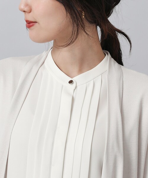 【セール】大人気アイテム！一部カラー追加予約スタート！【機能性素材／薄手】着流し風 ジャージカーディガン（カーディガン/ボレロ）｜UNTITLED（アンタイトル）