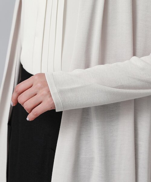 【セール】大人気アイテム！一部カラー追加予約スタート！【機能性素材／薄手】着流し風 ジャージカーディガン（カーディガン/ボレロ）｜UNTITLED（アンタイトル）