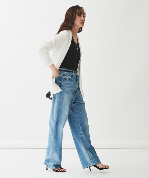 【セール】大人気アイテム！一部カラー追加予約スタート！【機能性素材／薄手】着流し風 ジャージカーディガン（カーディガン/ボレロ）｜UNTITLED（アンタイトル）