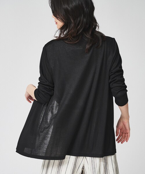 【セール】大人気アイテム！一部カラー追加予約スタート！【機能性素材／薄手】着流し風 ジャージカーディガン（カーディガン/ボレロ）｜UNTITLED（アンタイトル）