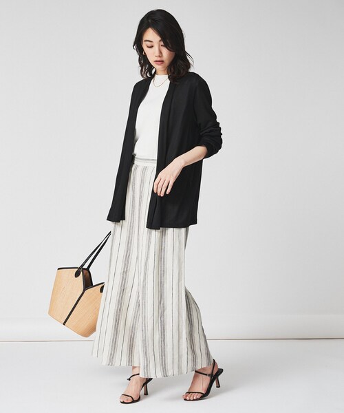 【セール】大人気アイテム！一部カラー追加予約スタート！【機能性素材／薄手】着流し風 ジャージカーディガン（カーディガン/ボレロ）｜UNTITLED（アンタイトル）