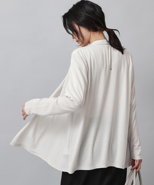 【セール】大人気アイテム！一部カラー追加予約スタート！【機能性素材／薄手】着流し風 ジャージカーディガン（カーディガン/ボレロ）｜UNTITLED（アンタイトル）