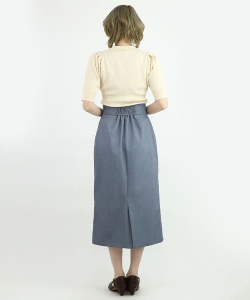 an another angelus（アンアナザーアンジェラス）の「スモールカラーニットポロ/ananotherangelus（ニット/セーター・レディース・レッド/ライトイエロー/ブルーグリーン・FREE）」の11枚目の写真