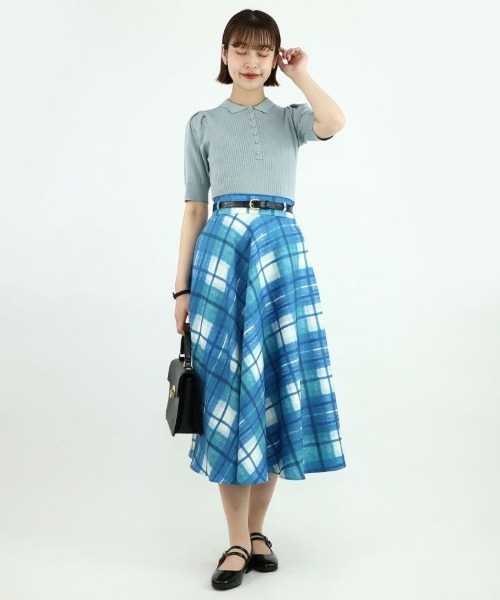 an another angelus（アンアナザーアンジェラス）の「スモールカラーニットポロ/ananotherangelus（ニット/セーター・レディース・レッド/ライトイエロー/ブルーグリーン・FREE）」の21枚目の写真