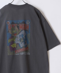 Tom&Jerry/トム&ジェリー ヴィンテージライク フロント バックプリント 半袖Tシャツ レディース メンズ