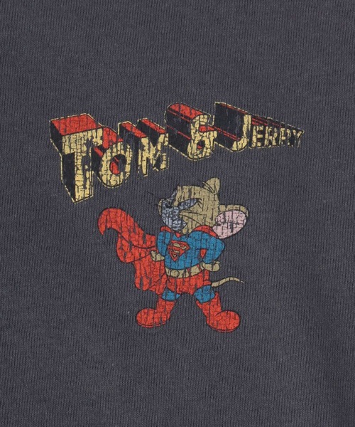 Tom&Jerry(トムアンドジェリー)の「Tom&Jerry/トム&ジェリー ヴィンテージライク フロント バックプリント 半袖Tシャツ レディース メンズ(Tシャツ/カットソー・メンズ・ブラック系その他/ブラック系その他2/ブラック系その他3/ブラック系その他4/ブラック系その他5・L/M/LL)」の20枚目の写真