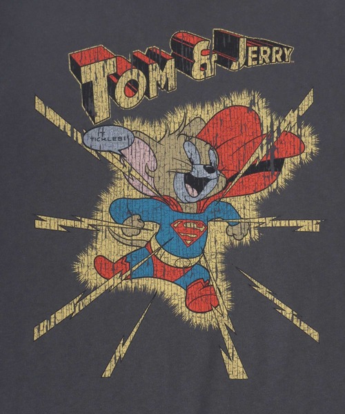 Tom&Jerry(トムアンドジェリー)の「Tom&Jerry/トム&ジェリー ヴィンテージライク フロント バックプリント 半袖Tシャツ レディース メンズ(Tシャツ/カットソー・メンズ・ブラック系その他/ブラック系その他2/ブラック系その他3/ブラック系その他4/ブラック系その他5・L/M/LL)」の21枚目の写真