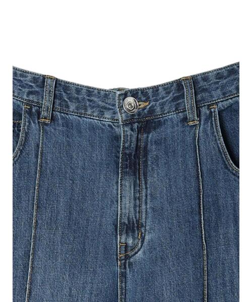 YECCA VECCA(イェッカヴェッカ)の「綿麻バギーデニムパンツ(デニムパンツ・レディース・インディゴブルー・S/M)」の11枚目の写真