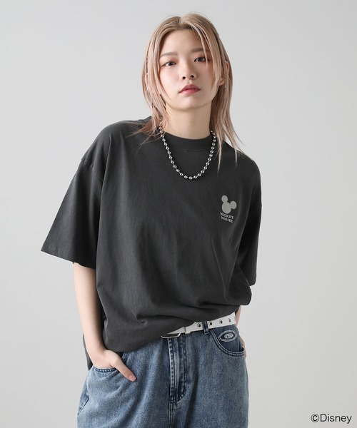 MSG(エムエスジー)の「Buyer's Select/【Disney/ディズニー】ミッキー ピグメント 半袖Tシャツ(Tシャツ/カットソー・メンズ・ブラック系2/ブラック系・M/LL/L)」の9枚目の写真