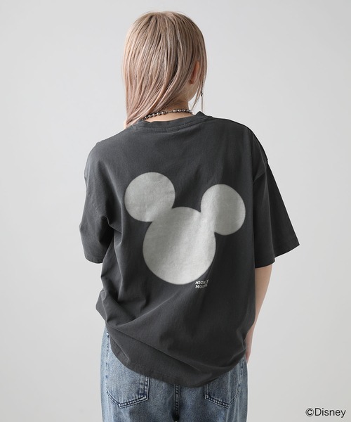 MSG(エムエスジー)の「Buyer's Select/【Disney/ディズニー】ミッキー ピグメント 半袖Tシャツ(Tシャツ/カットソー・メンズ・ブラック系2/ブラック系・M/LL/L)」の11枚目の写真