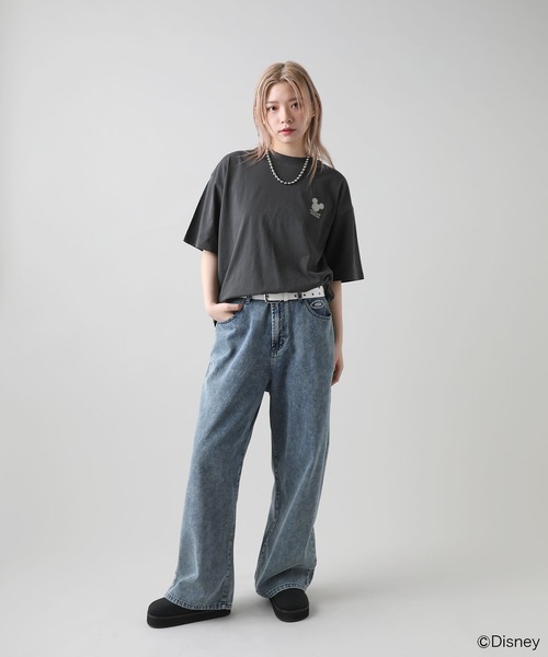MSG(エムエスジー)の「Buyer's Select/【Disney/ディズニー】ミッキー ピグメント 半袖Tシャツ(Tシャツ/カットソー・メンズ・ブラック系2/ブラック系・M/LL/L)」の12枚目の写真