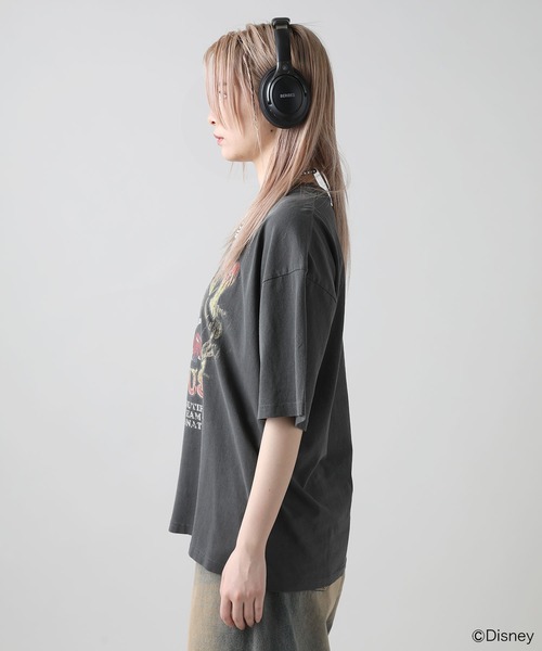 MSG(エムエスジー)の「Buyer's Select/【Disney/ディズニー】ミッキー ピグメント 半袖Tシャツ(Tシャツ/カットソー・メンズ・ブラック系2/ブラック系・M/LL/L)」の7枚目の写真