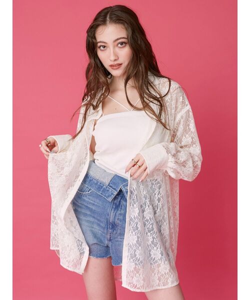 EVRIS（エヴリス）の「2WAYストラップビスチェ（キャミソール・レディース・ブラック/ブルー/ピンク/ホワイト・FREE）」の16枚目の写真