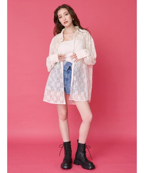 EVRIS（エヴリス）の「2WAYストラップビスチェ（キャミソール・レディース・ブラック/ブルー/ピンク/ホワイト・FREE）」の17枚目の写真