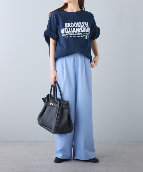 PUAL CE CIN
ヴィンテージライクデニムバンドカラーシャツ PUAL CE CIN（ピュアルセシン）の「ロゴプリントTシャツ（T