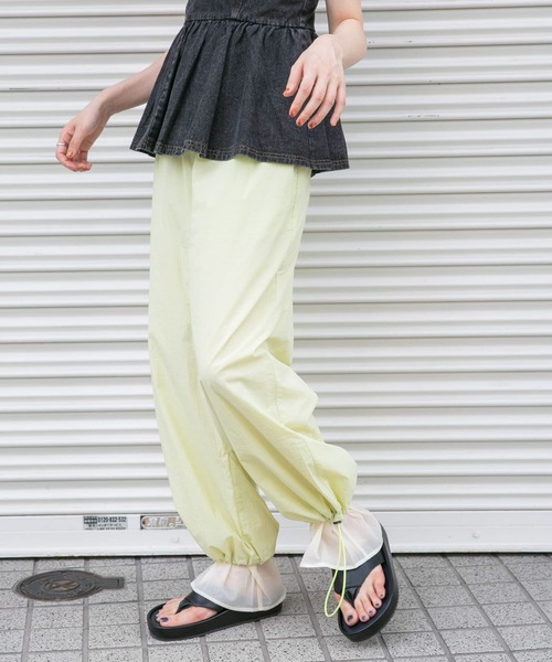 KBF(ケイビーエフ)の「ドロストレイヤードパンツ(その他パンツ・レディース・ネイビー/ボルドー/グリーン系その他・ONE)」の19枚目の写真