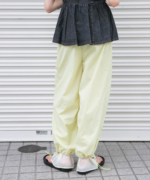 KBF(ケイビーエフ)の「ドロストレイヤードパンツ(その他パンツ・レディース・ネイビー/ボルドー/グリーン系その他・ONE)」の20枚目の写真