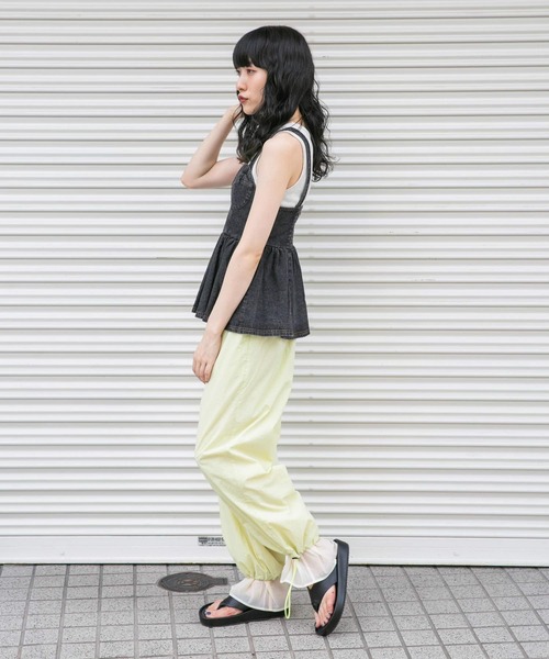 KBF(ケイビーエフ)の「ドロストレイヤードパンツ(その他パンツ・レディース・ネイビー/ボルドー/グリーン系その他・ONE)」の22枚目の写真