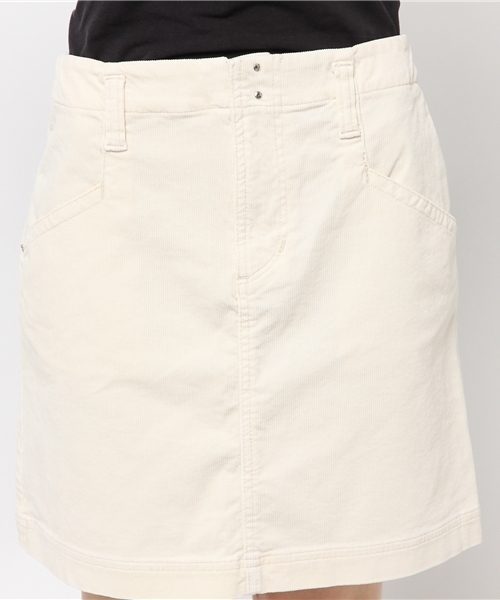 Discoat Parisien（ディスコートパリシアン）の「コール台形スカート（スカート・レディース・オフホワイト/キャメル/ネイビー・MEDIUM/LARGE）」の7枚目の写真