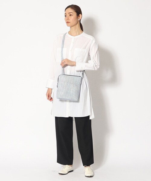 HIROKO HAYASHI（ヒロコハヤシ）の「OTTICA（オッティカ）ショルダーバッグ（ショルダーバッグ・レディース・アイボリー/ブルー系その他・00）」の12枚目の写真