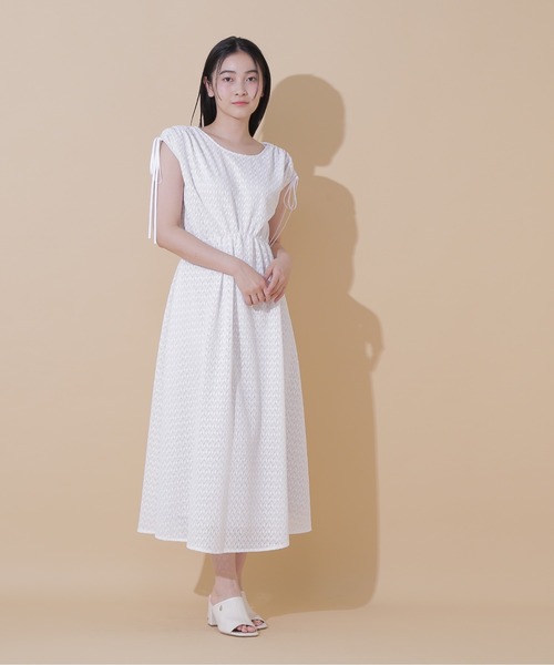 白ワンピース　ジルバイジルスチュアート JILL by JILL STUART（ジルバイジルスチュアート）の