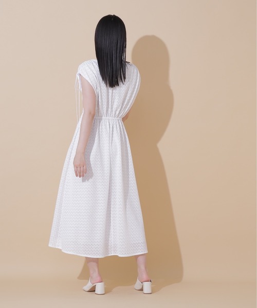 ジルバイジルスチュアート　レースワンピース　ドレス　バックリボンワンピース JILL by JILL STUART｜◇バックリボンシアーニットワンピース