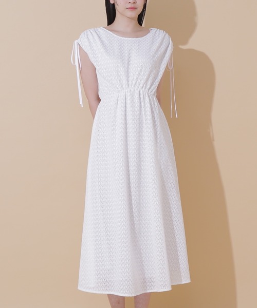 ジルバイジルスチュアート フレンチスリーブ　レース　ワンピース JILL by JILL STUART（ジルバイジルスチュアート）の「◇肩
