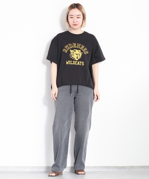 cepo(セポ)の「スソドロストプルオーバーロゴTee(Tシャツ/カットソー・レディース・ベージュ/オフホワイト/ブラック・M)」の10枚目の写真