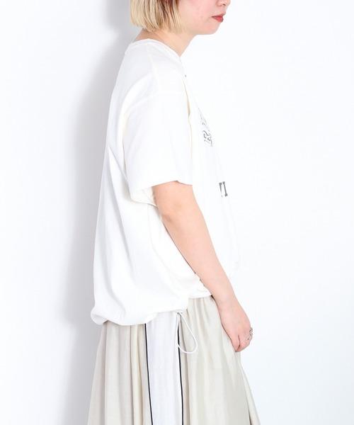 cepo(セポ)の「スソドロストプルオーバーロゴTee(Tシャツ/カットソー・レディース・ベージュ/オフホワイト/ブラック・M)」の18枚目の写真