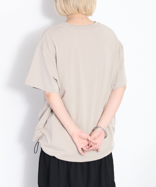セール】スソドロストプルオーバーロゴTee（Tシャツ/カットソー
